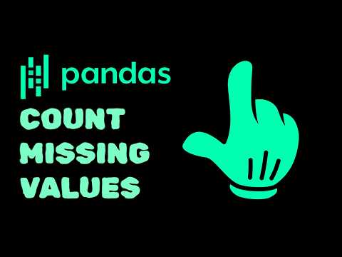 Find & Count Missing Data Fast in Pandas (.isna + .sum)