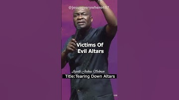 Victim Of Evil Altars | Apostle Joshua Selman