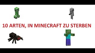 10 Arten, in Minecraft zu sterben