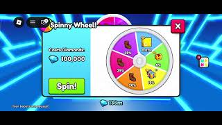 Spending 9m gems at the diamond wheel mini game for the new pet
