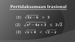 Cara mudah pertidaksamaan irasional (Versi Update)
