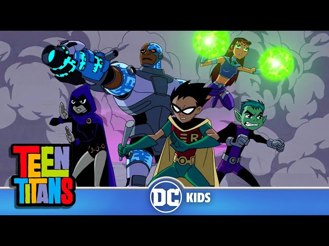 The Titans' GREATEST Battles! Part 1 | Teen Titans | @dckids class=