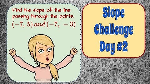 Finding Slope Between Two Points Challenge Day #2 | 8.EE.B.6 🖤