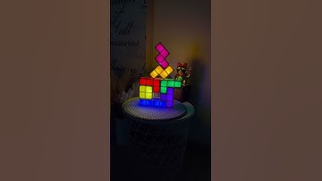 The room decor lovers are going crazy abt this 🥹❤️ #roomdecor #tetris #ledlights #tetrislamp