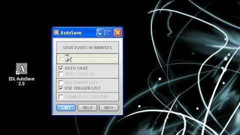 Program: EDL Autosave