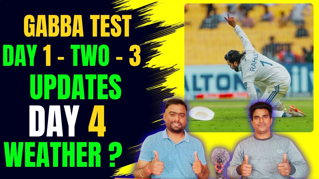IND vs AUS 3rd Test Updates | Gabba Weather - YouTube