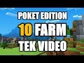 Minecraft Pocket İçin İhtiyacın Olan 10 Mini Farm 👍