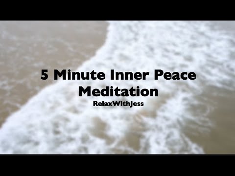 5 Minute Inner Peace Meditation - YouTube