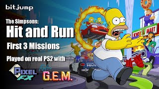 The Simpsons: Hit and Run 1440p on Original PS2 Pixel FX Retro Gem