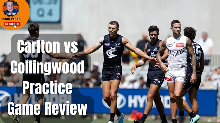 AFL 2023 | Carlton vs Collingwood | Practice Match...