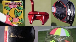 TG2: You can hit Arnold Palmers actual golf clubs! Xanders prototype putter.
