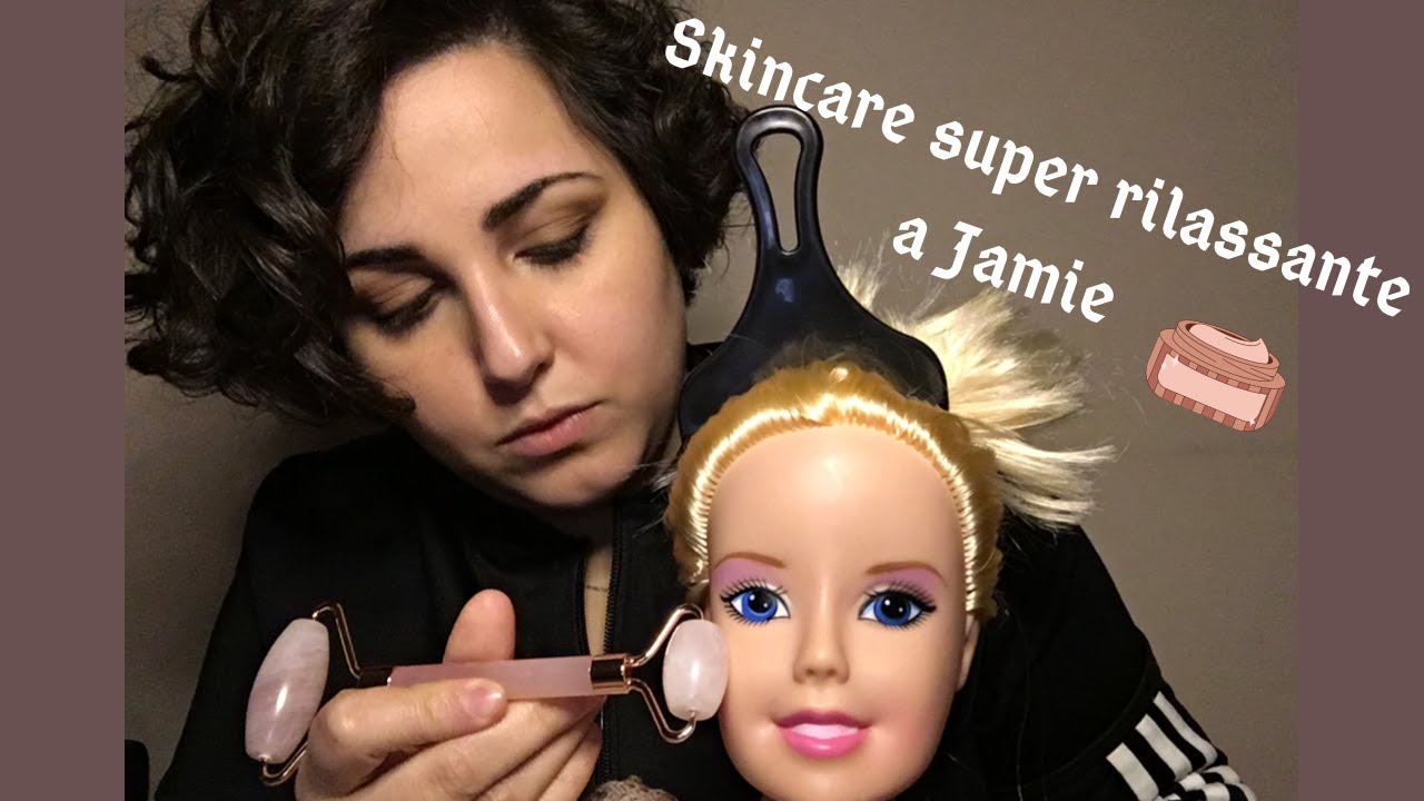 \\ SKINCARE RILASSANTE CON JAMIE E NINA\\ (whispering, tapping, scratching and tingles)😴💄🍩💆🏽‍♀️