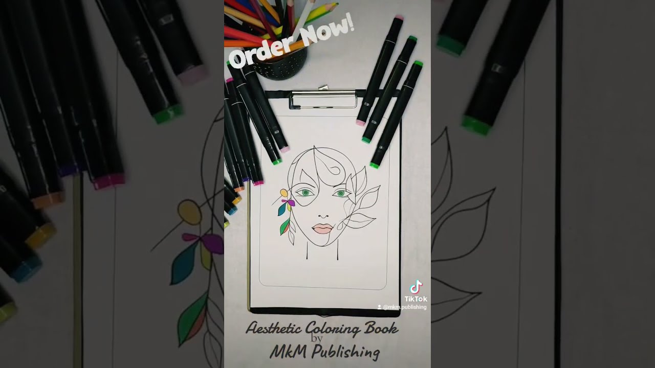COLOR WITH ME Aesthetic Coloring Book By MkM Publishing Https Www Amazon Com Dp B0CP9B1R6J