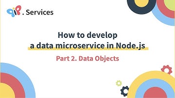 How to Develop a Data Microservice in Node.js - Data Objects