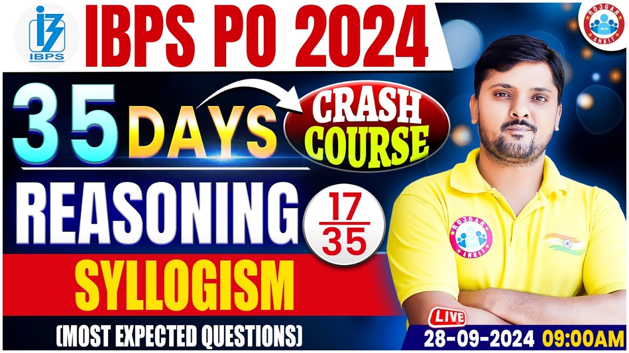 IBPS PO 2024 | Syllogism #02 | IBPS PO Reasoning | 35 Days Crash Course ...