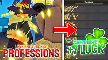 The *BEST* Methods To MAX ALL PROFESSIONS In Rune Slayers!
