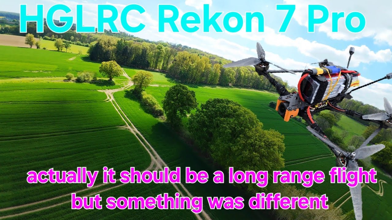 FPV Drone Long Range Flight - Rekon 7 Pro - DJI O4 Pro - Only problems ...