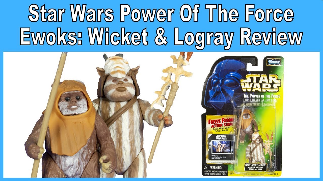 SF・ファンタジー・ホラー Star Wars Ewoks: Wicket & Logray star wars the power of the force Ewoks Wicket & Logray | eBay