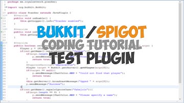How to make Bukkit/Spigot Plugin - 1# - Setting up!