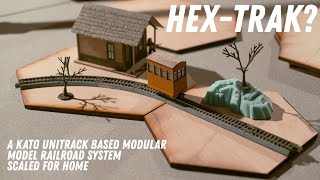 HexTrak  A new, at home scaled modular model railroad system?