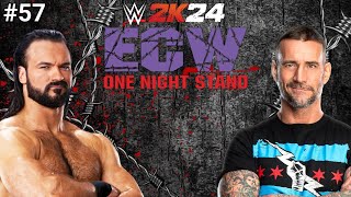 ECW ONE NIGHT STAND | WWE 2K24 - Universe Mode | #57