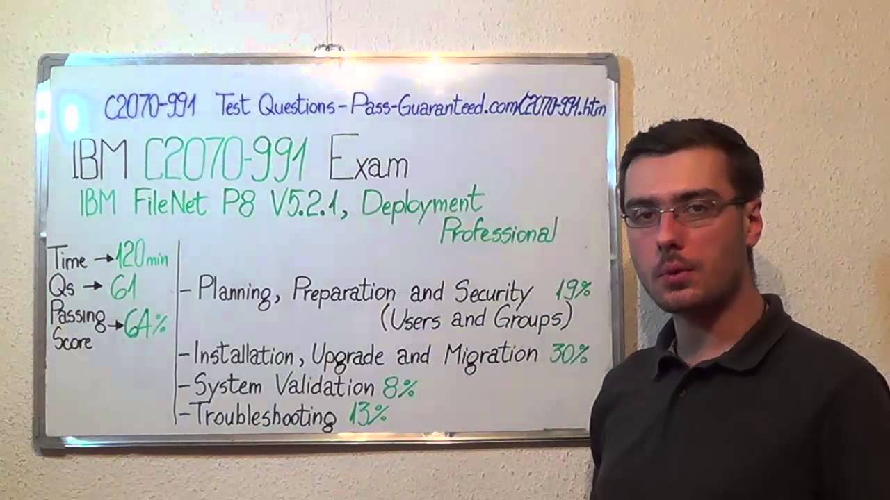 C2070-991 – IBM Exam FileNet P8 Test Deployment Questions - YouTube