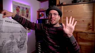 The New Hand Reflexology Chart is Finished, Let's Take a Look Hand Reflexes Chart