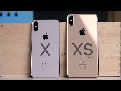 Видео: iPhone XS Max vs iPhone X - сравнение и первые впечатления