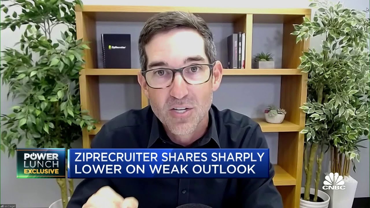 ZipRecruiter CEO warns of broadbased macro economic slowdown in hiring YouTube