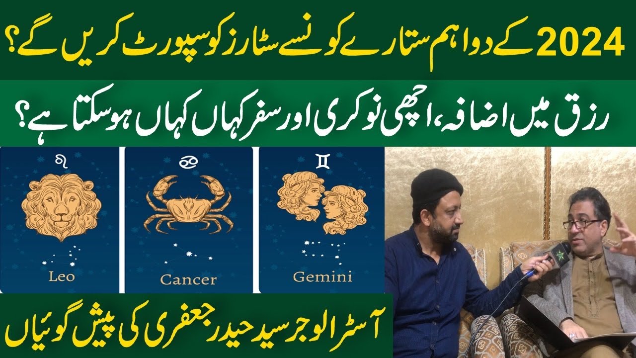 Sayed Haider Jaffery prediction abut 3strs | Rizk main izafa achi job ...