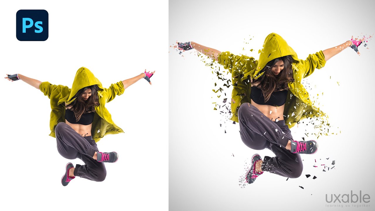Photoshop Tutorial - Learn to Create Dispersion Effect in 2 minutes