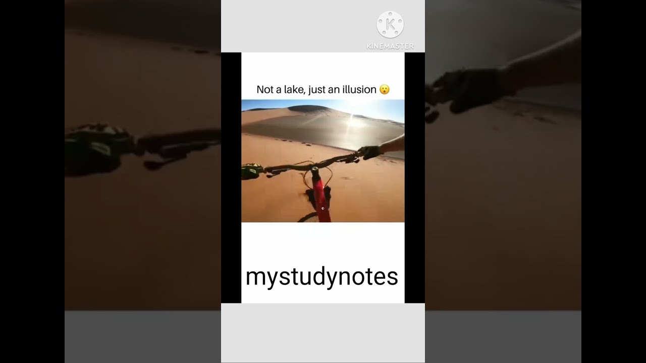 Formation Of Mirage Refraction Light Science Facts Physics Viral Fyp 