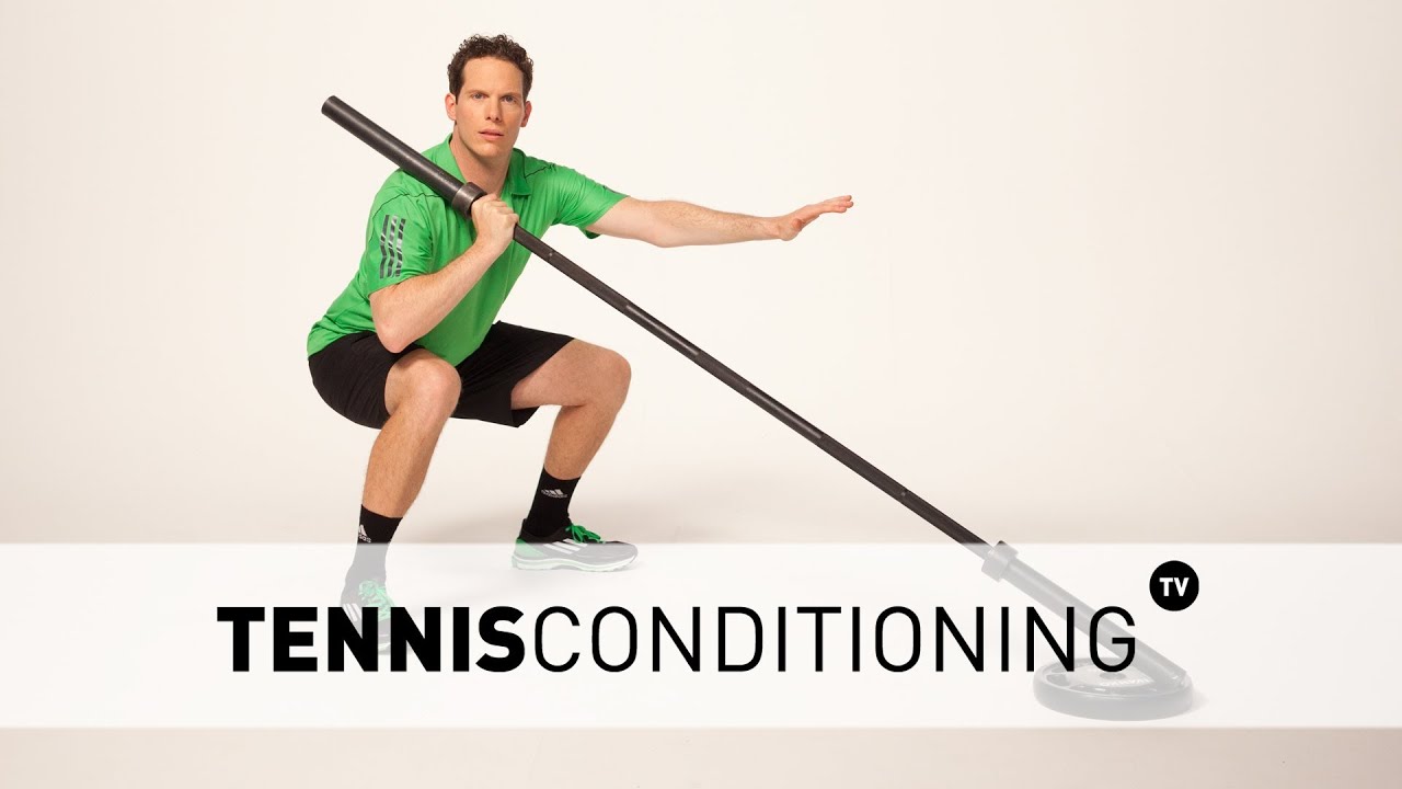 Lateral Squat to Barbell Rotation III - YouTube