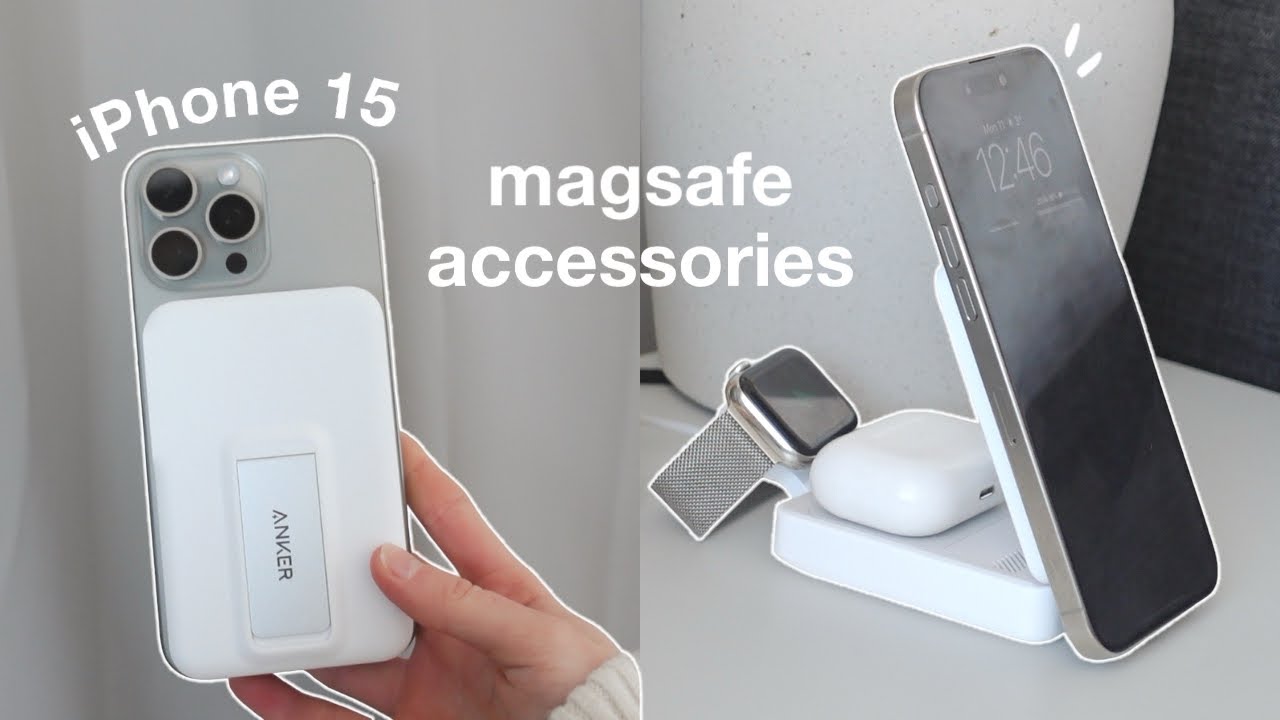 MUST HAVE iPhone 15 Accessories | Anker MagSafe 3-in-1 charger