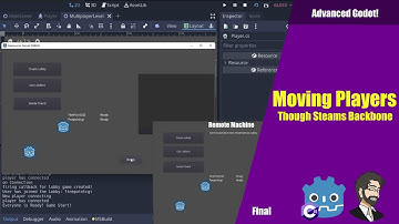Moving Players Through Steams Backbone! | Steamworks With Godot! | Advanced Godot C#! Part 4