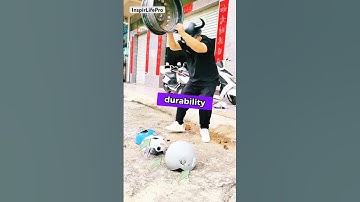 Helmet Durability Test: Will Your Helmet Pass the Strength Challenge? #helmet #testing #motorcycle
