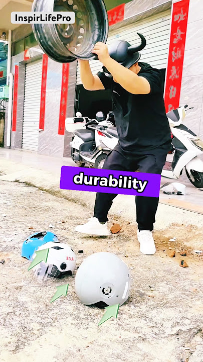 Helmet Durability Test: Will Your Helmet Pass the Strength Challenge? #helmet #testing #motorcycle