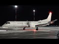 NyxAir Saab 2000 &amp; Budapest Aircraft Service Embraer EMB-120 Brasilia at Tampere-Pirkkala