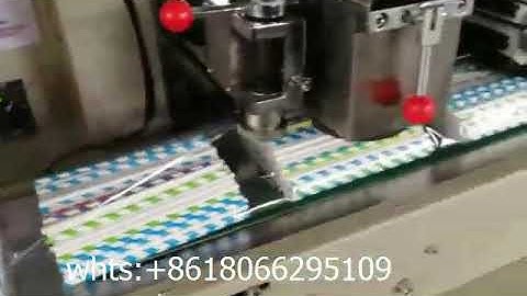 Paper drinking straw packing machine, multi straws packaging machine【200 piece per bag】