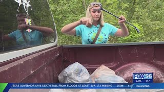 Jessamine County woman's passion for picking up trash leaves her mark on the areas natural beauty