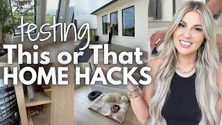 TESTING OUT SOME OF THE BEST HOME HACKS | SIMPLE HOME HACKS THAT MAKE LIFE EASIER | 8 EASY HOME TIPS