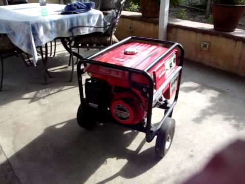 Honda eb3500x generator - YouTube