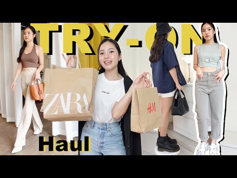 155cm Try-on Haul เห่อเสื้อผ้าใหม่ประจำเดือนเมษา | ZARA | H&M | CIDER | mininuiizz