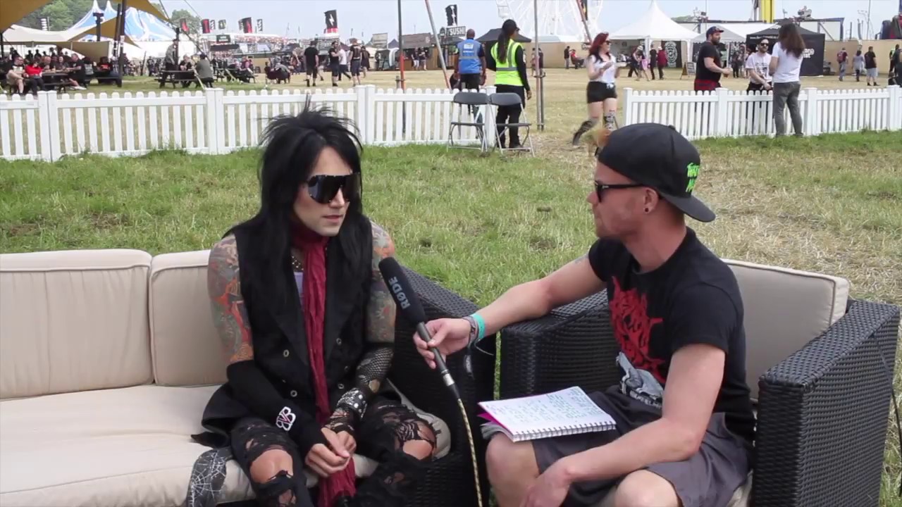 Interview with Ashley Purdy of Black Veil Brides at Download 2018 | RAMzine