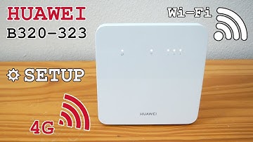 HUAWEI B320-323 4G Router Wi-Fi • Unboxing, installation, configuration and test
