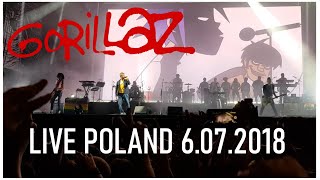 Gorillaz - Open'er Festival 2018 -  LIVE in Poland
