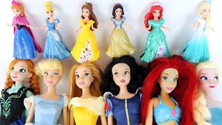 Disney Twin Princess Crunchy Clay Cracking! Little Twin Princess turn into Big Princess!