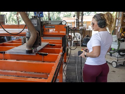 Insane $100/Hour Slab Flattening Machine - WATCH IT WORK! thumbnail
