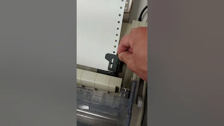how to load paper to OKIData320 printer