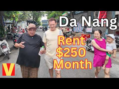 American Veteran is so happy in Da Nang ($250 month rent)